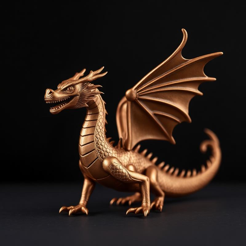 Dragão Articulado Cobre